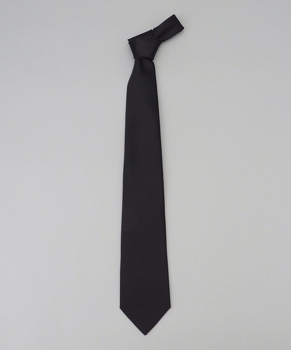 GOTAIRIKU 【WEAR BLACK】フォーマル用_サテン無地 ネクタイ 