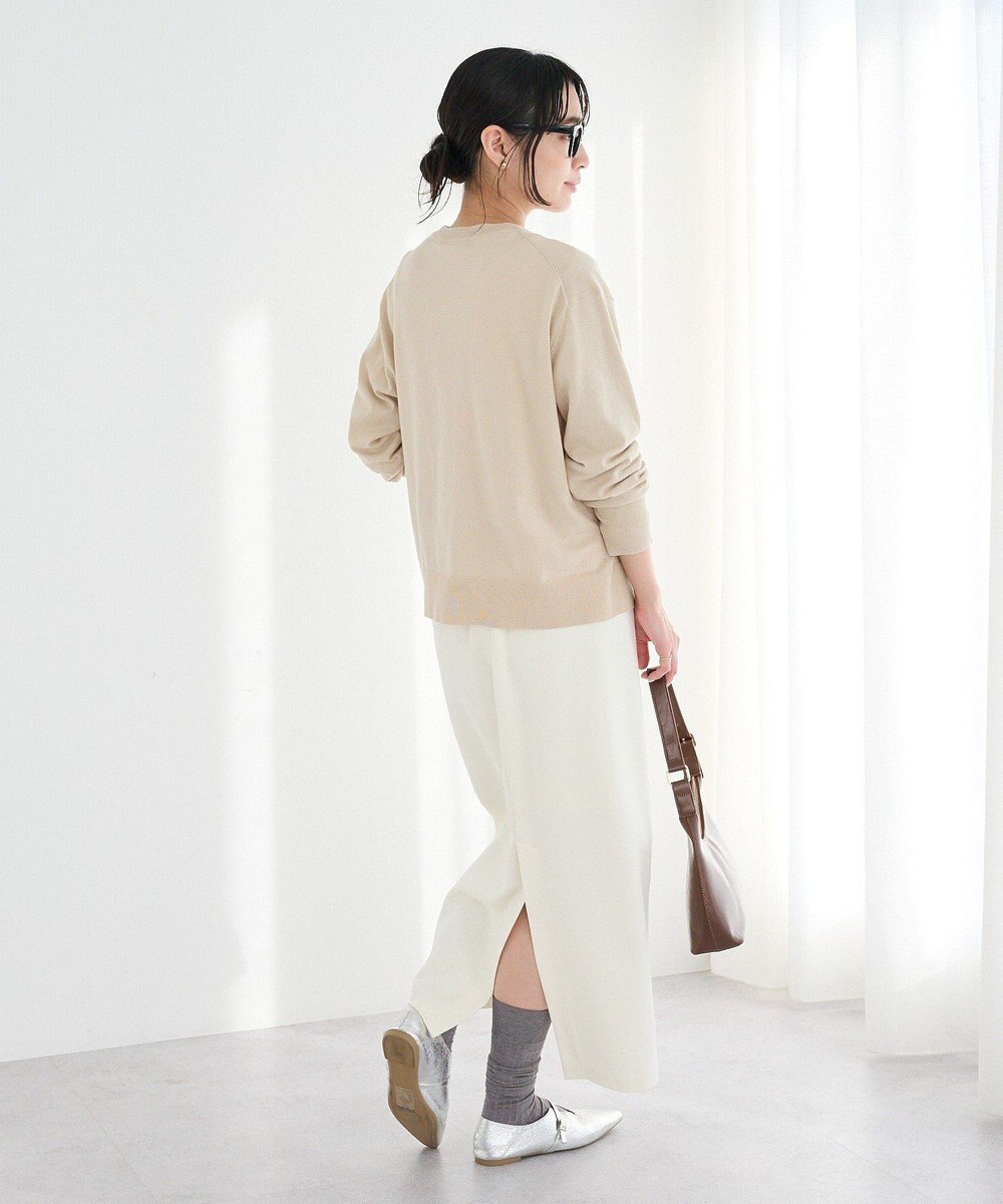 CRAFT STANDARD BOUTIQUE 選べる丈/クルーネックカーディガン 