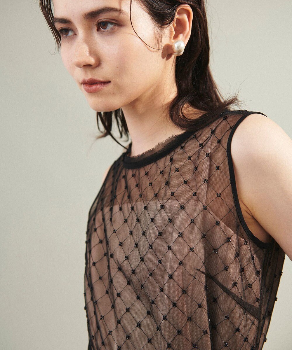 GRACE CONTINENTAL ビーズembドレス 