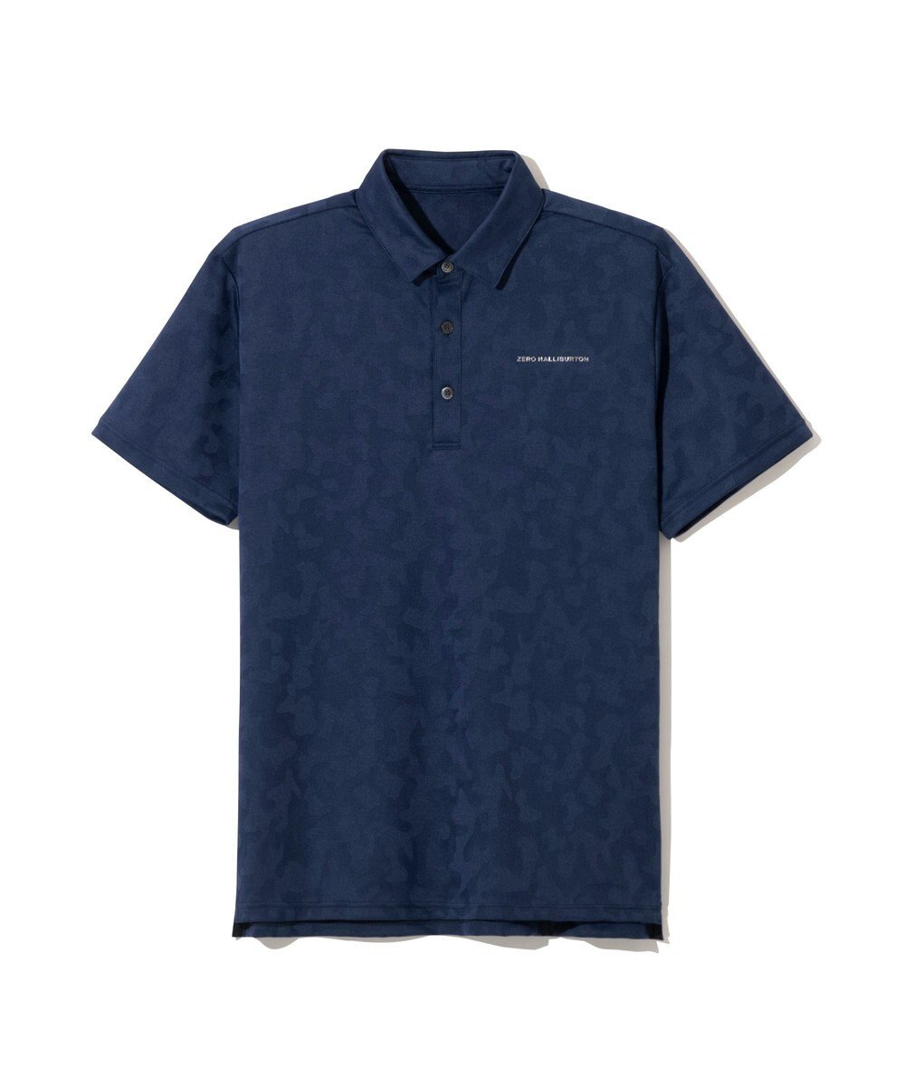 ZERO HALLIBURTON エレガントカモ柄ジャガードポロシャツ ZHG-M5S8a 82956 