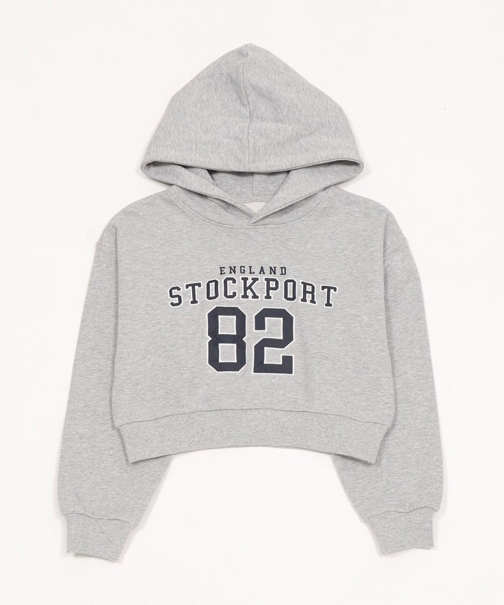 WEGO ロゴショートプルパーカー 