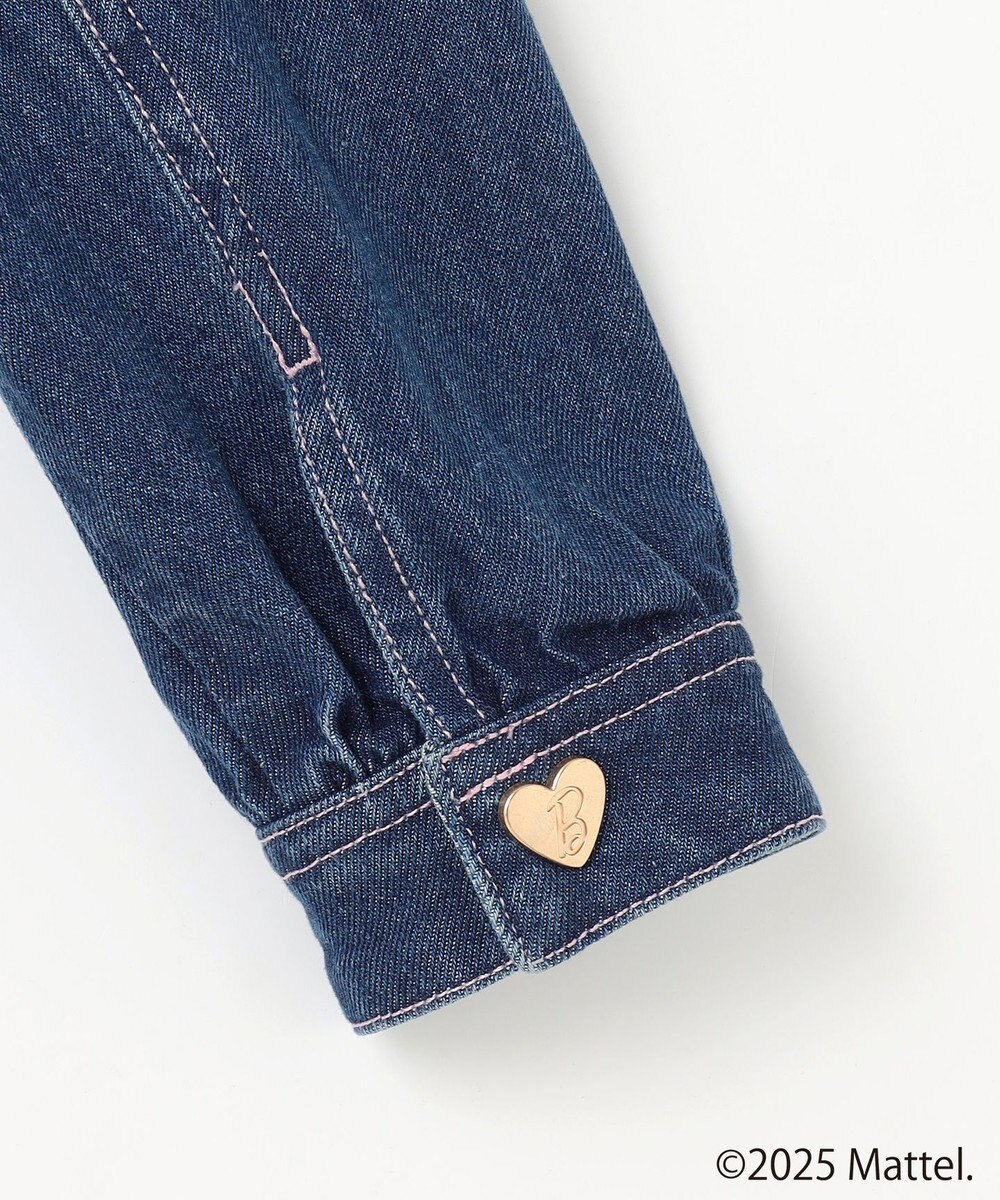 ANY KIDS 【Barbie(TM)】リボン デニムジャケット 