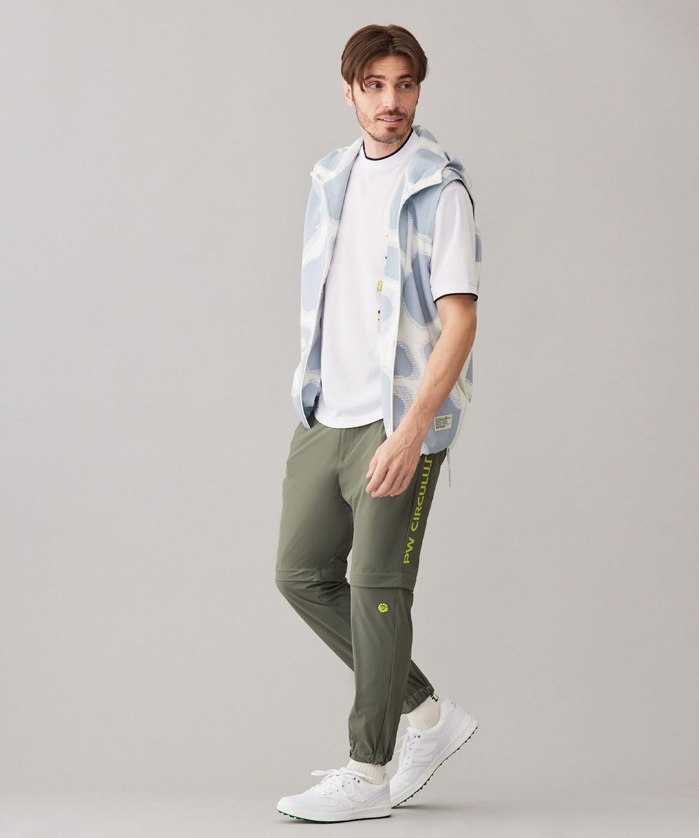 PW CIRCULUS 【UVカット / 接触冷感 / ２WAY】【MEN】デタッチャブル ジョガーパンツ 