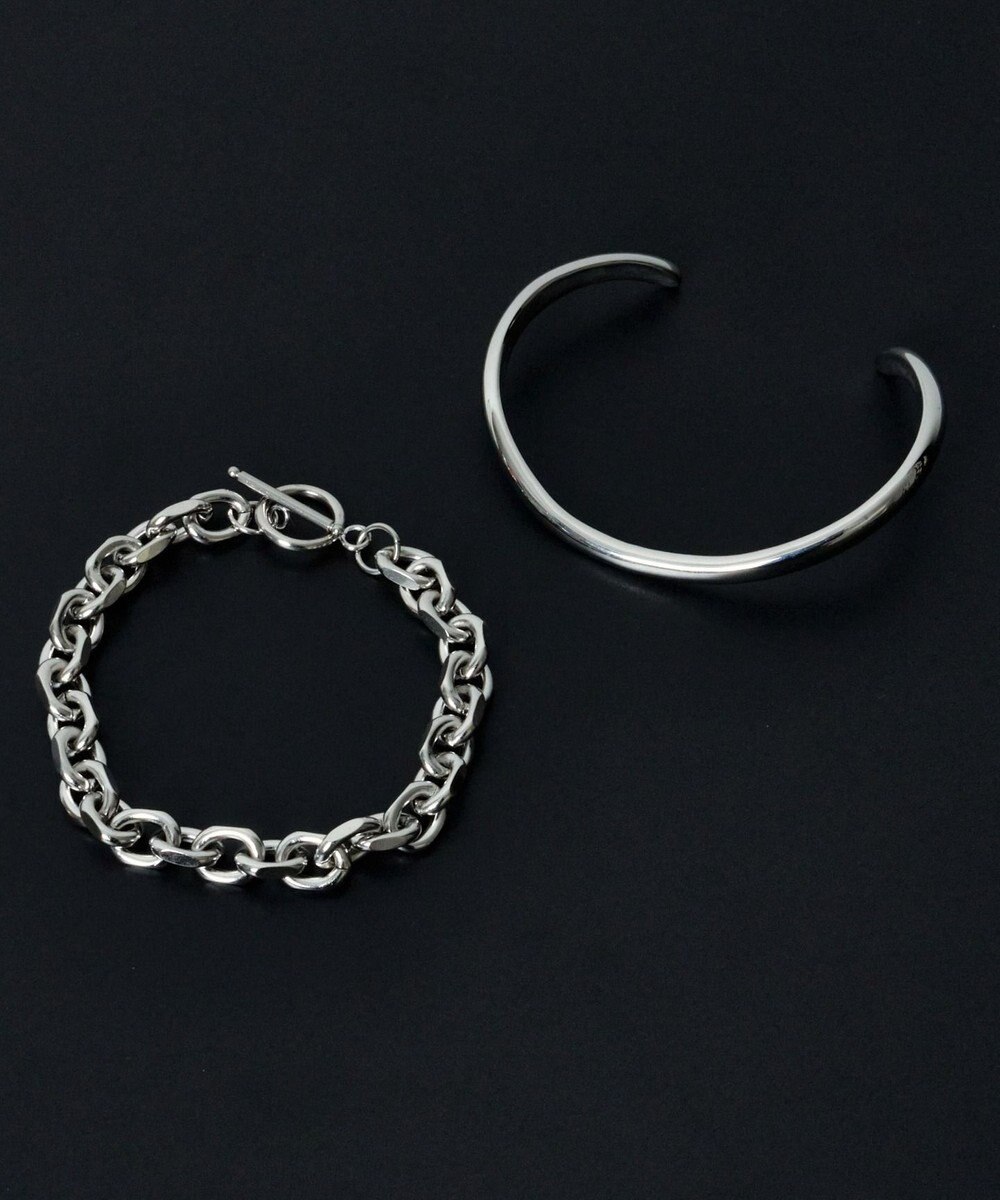 WEGO 【ユニセックス着用ITEM】M2Pステンレスバングルブレス 