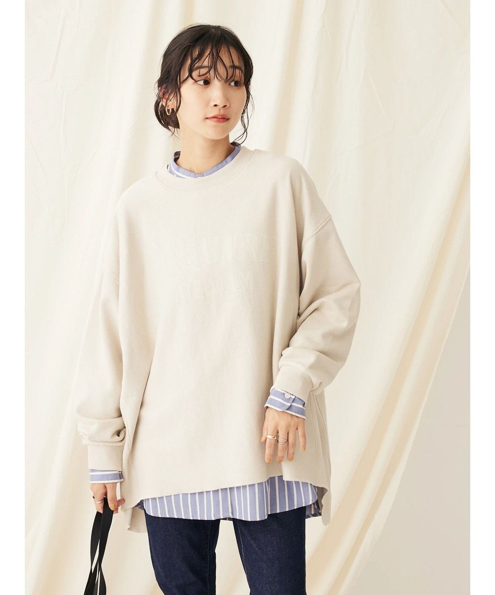 CRAFT STANDARD BOUTIQUE プリント裏毛チュニック 