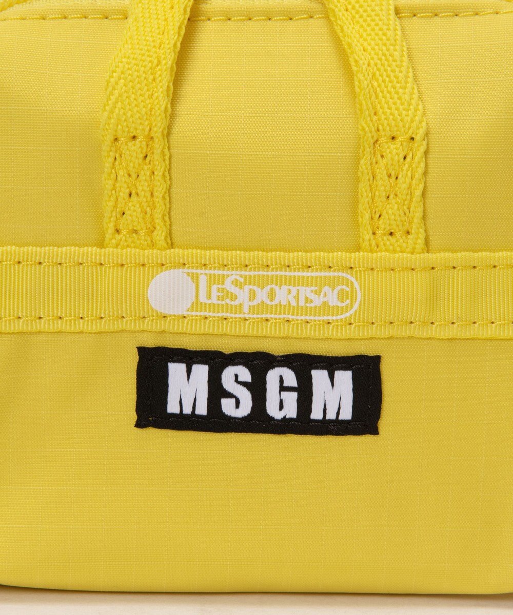 LeSportsac MSGM MICRO WEEKENDER/マイクロイエロー 