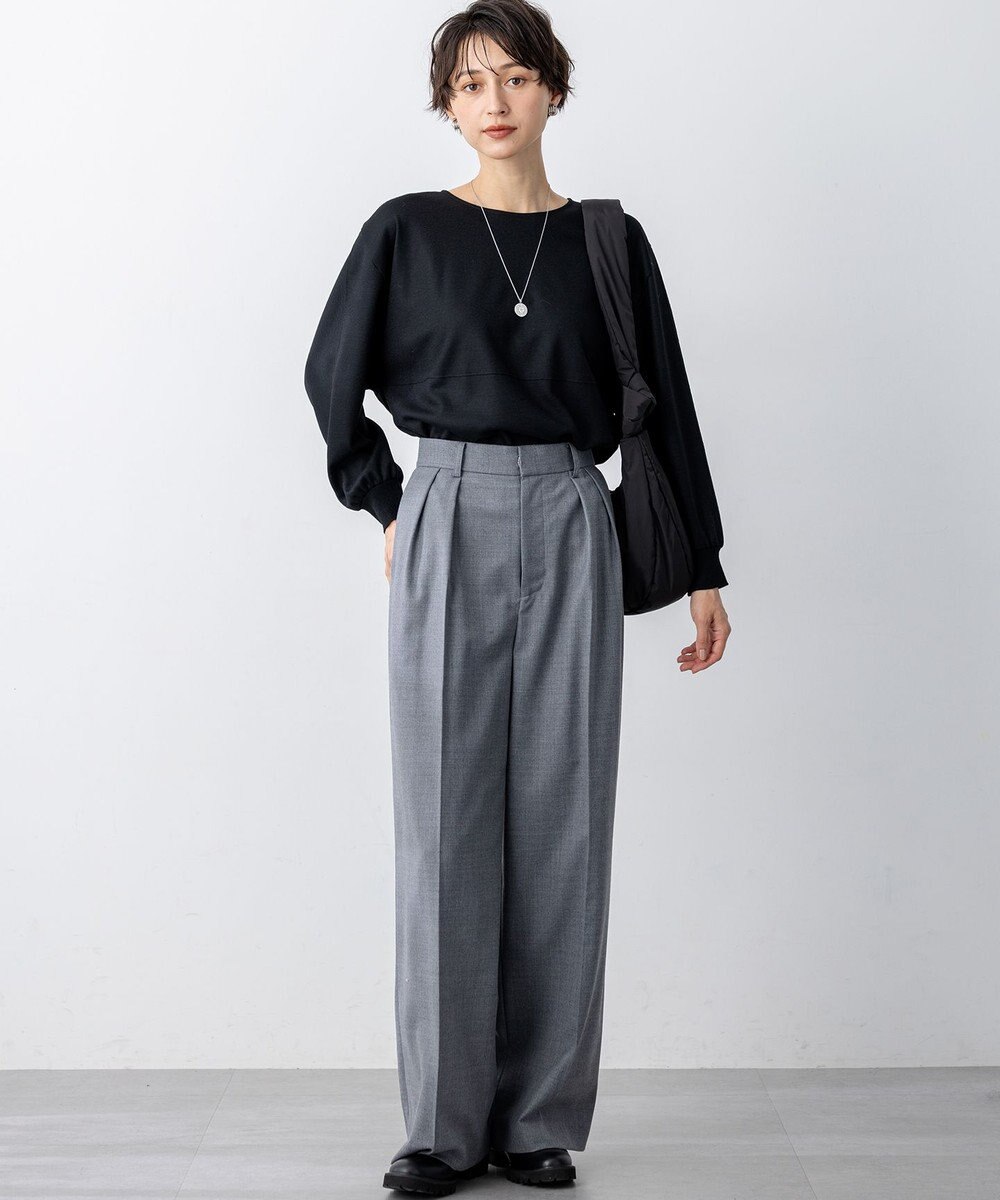 23区 【セットアップ対応】TWサキソニー タックワイド パンツ 