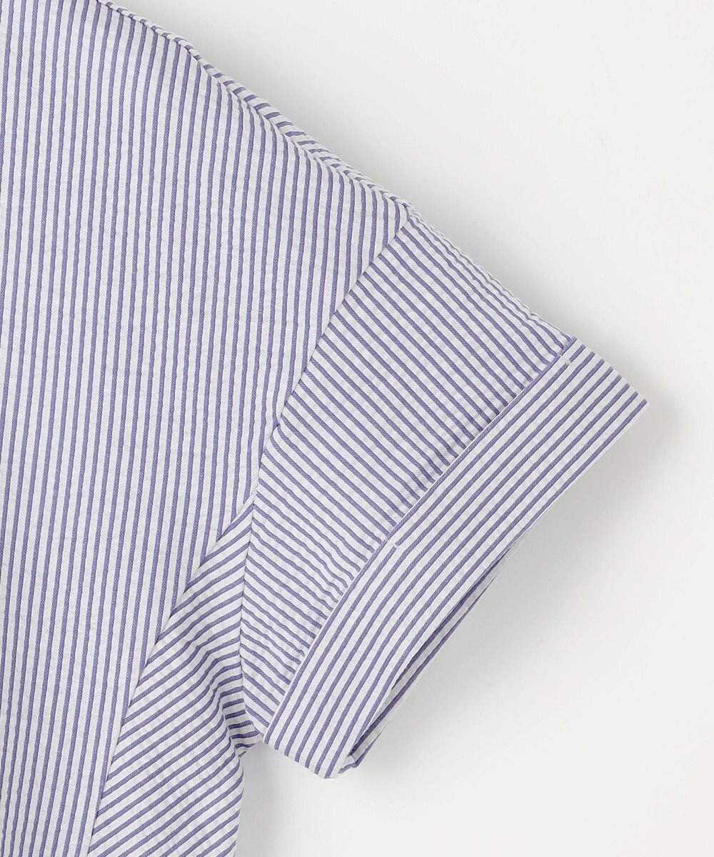 J.PRESS LADIES S 【洗える・抗菌防臭・吸水速乾】サッカージャージー フレンチスリーブ カットソー 