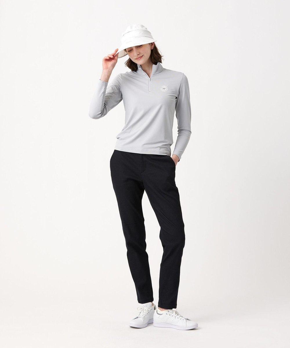 23区GOLF 【WOMEN】ソフトクール ハーフジップ 