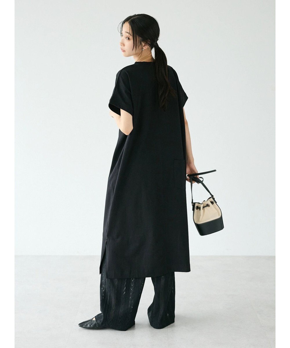 CRAFT STANDARD BOUTIQUE ヴィンテージ風天竺ワンポイントワンピース 