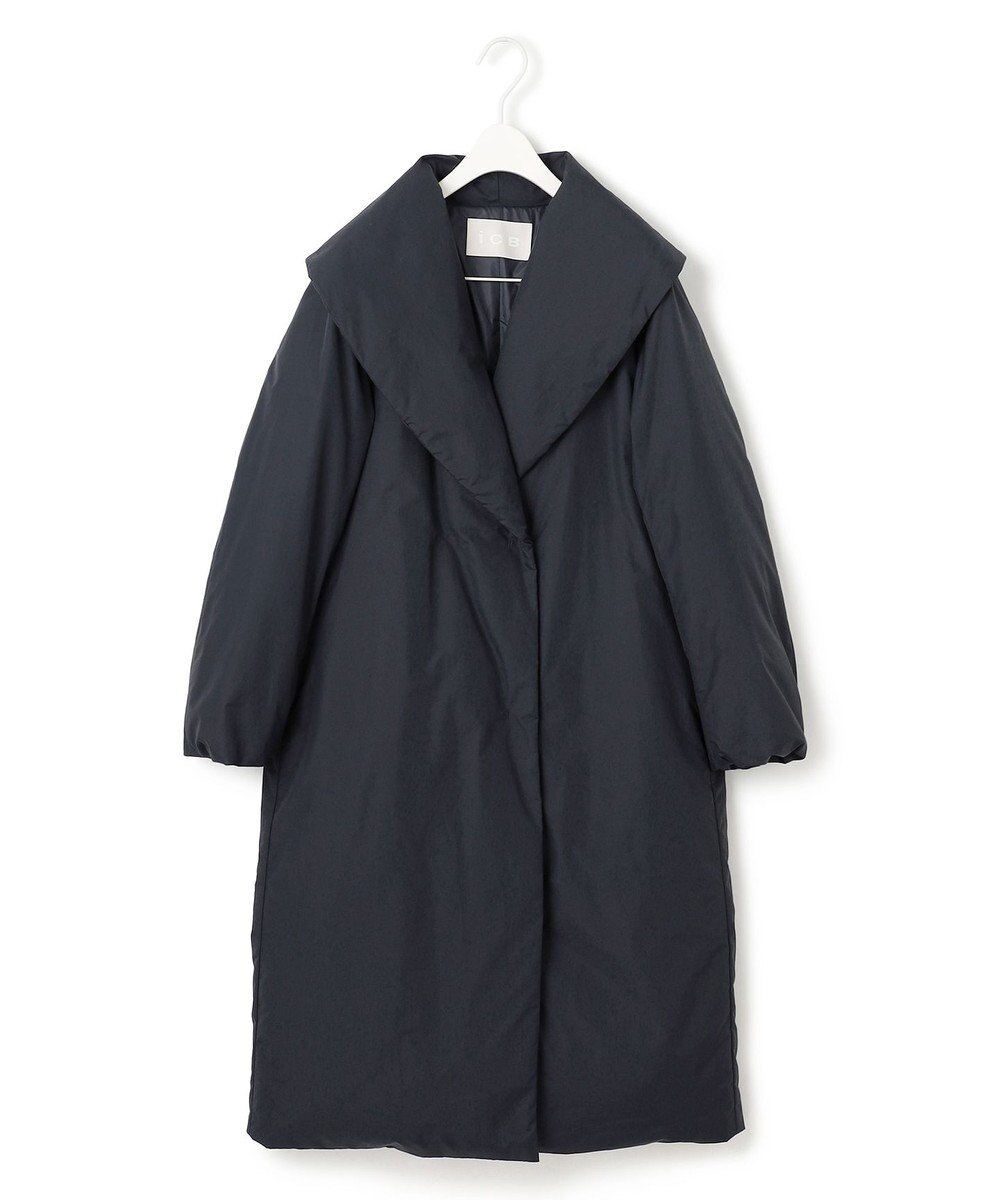 ICB 【撥水加工】ADS ダウン ショールカラーロングコート 