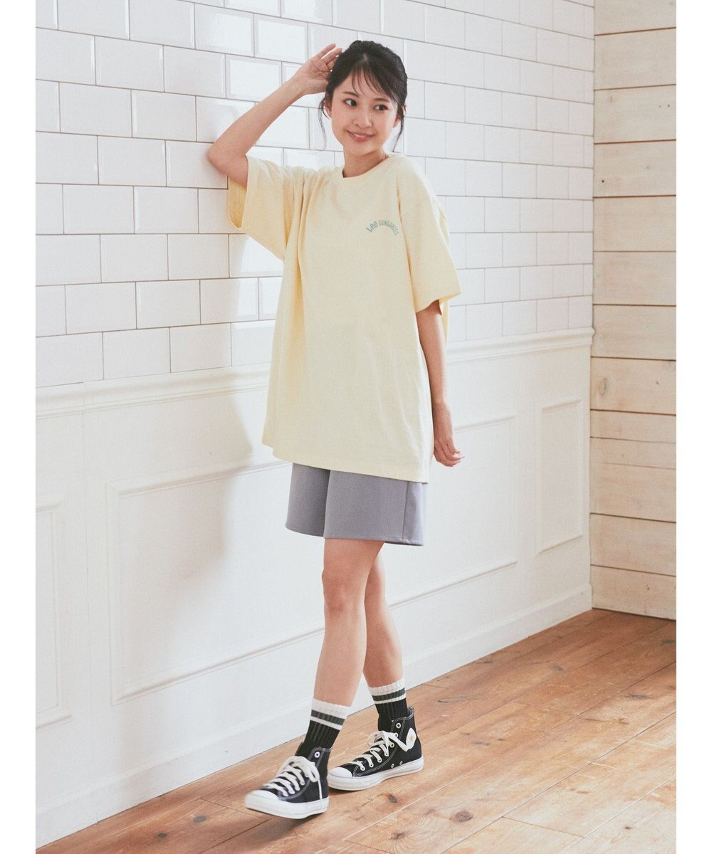 earth music&ecology Ｌｅｅ×ｅ．ｍ．ａ．ｅ　ＢＵＬＬＤＯＧ　ＰＲＩＮＴ　ＴＥＥ 