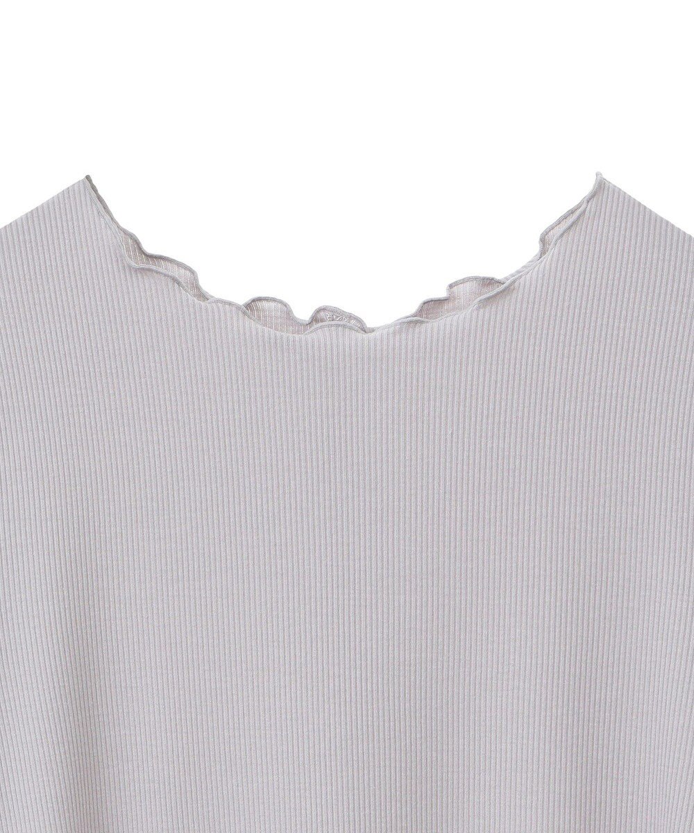 earth music&ecology リブメローショートスリーブプルオーバー 