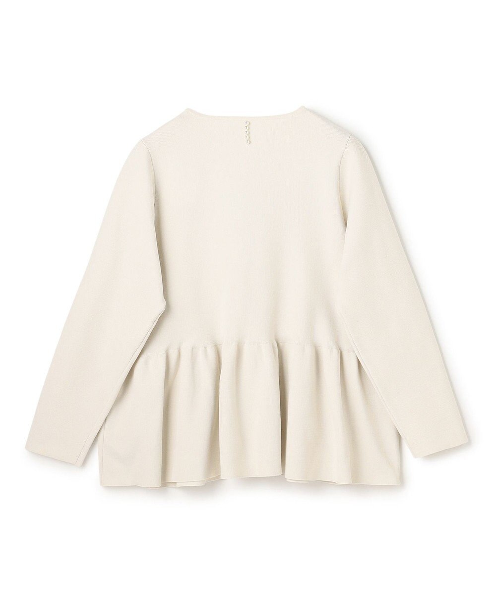 UNFILO BEAUTY FORM KNIT ペプラムセットアップ 