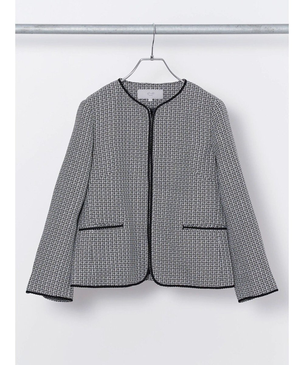 Green Parks ｅｆ－ｄｅ　ツィード風ノーカラージャケット 