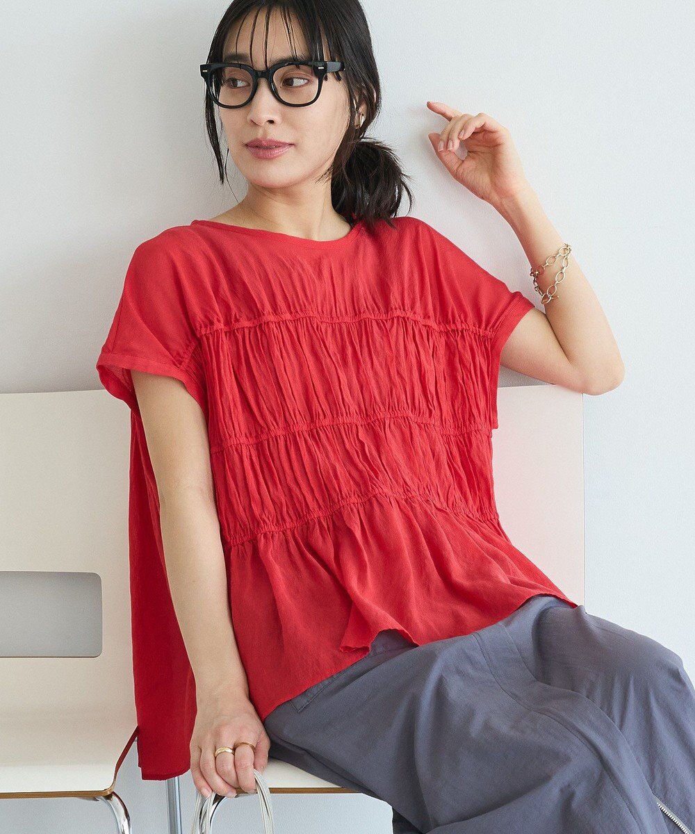 CRAFT STANDARD BOUTIQUE ヴィンテージボイルギャザーブラウス 