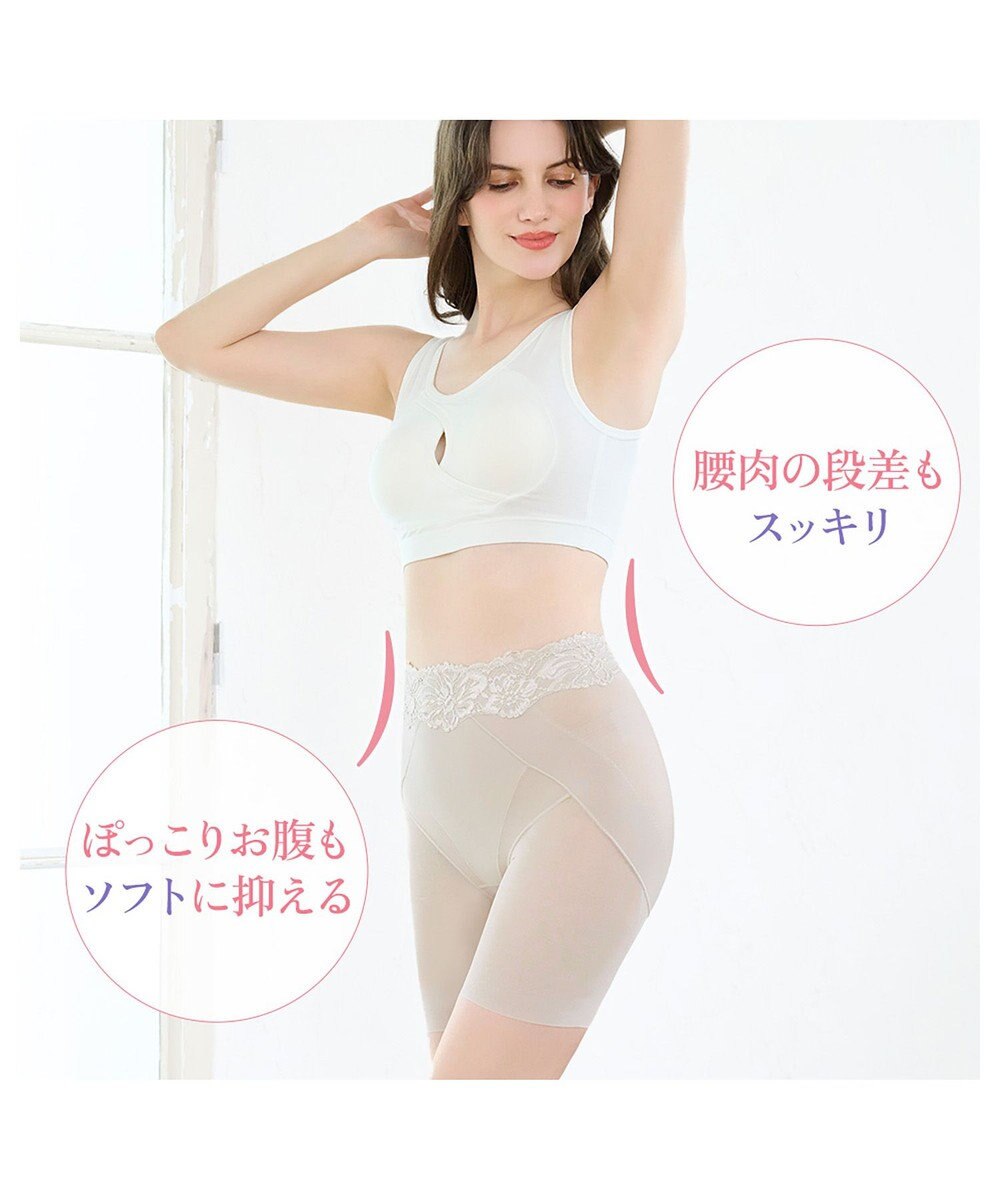 BRADELIS New York 【BRADELIS NewYork peace】おしりPラインラッピングロングショーツ24 