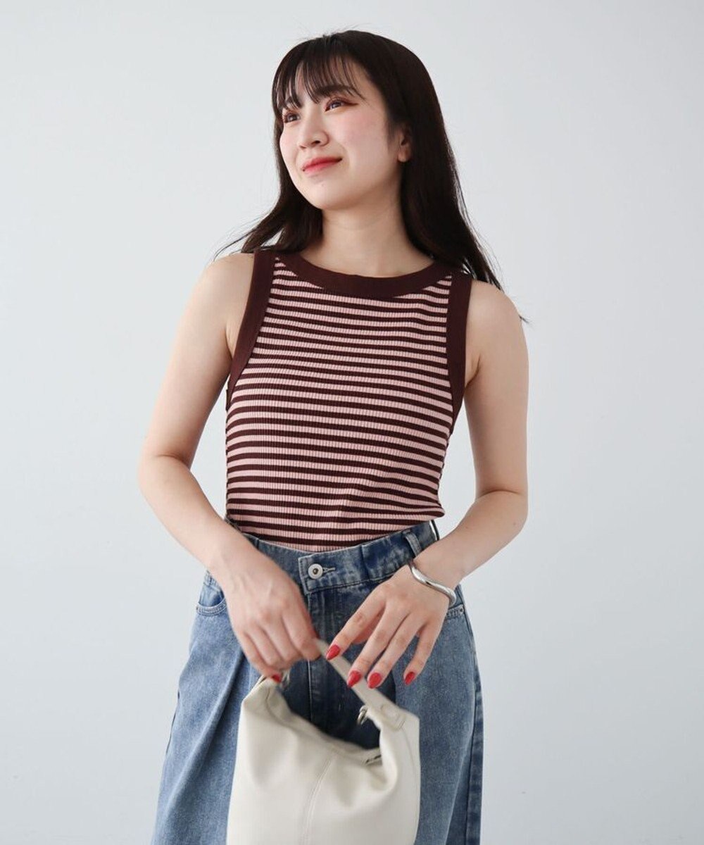 Green Parks ・ＳＵＧＡＲ　ＳＰＯＯＮ　ボーダーアメスリタンクトップ 