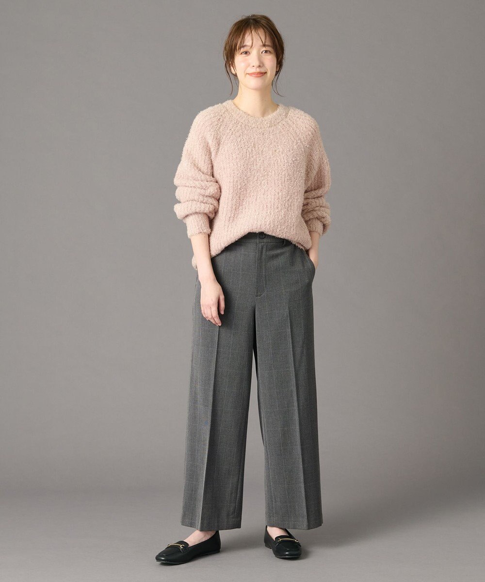 ANY カーリーファンシーニット 