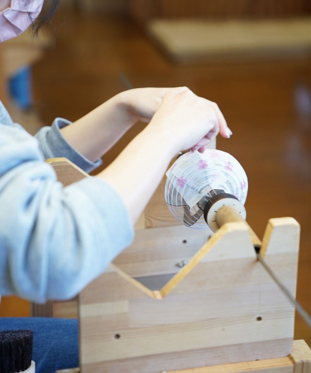 ちょうちん堂 【豆cocolan Muji】豆三角 ちょうちん ライト 