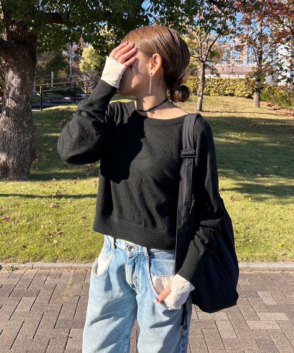 Green Parks ２ＷＡＹ　ショート丈ニットプルオーバー 