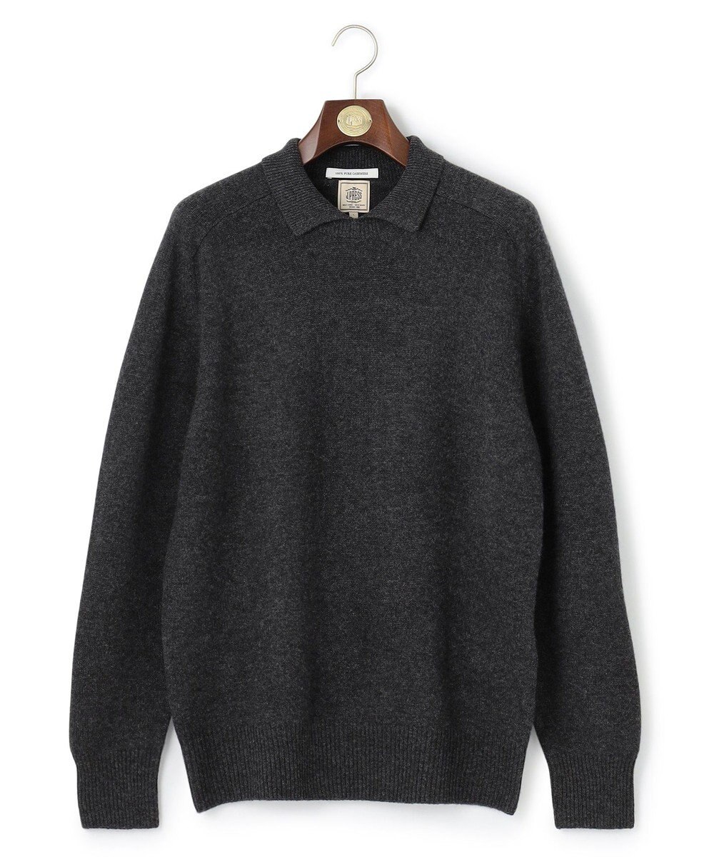 J.PRESS MEN ポロカラー カシミヤニット 