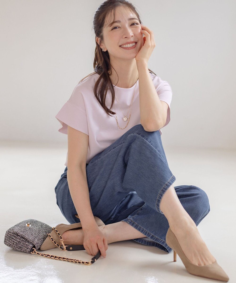 組曲 バックフリル カットソー 