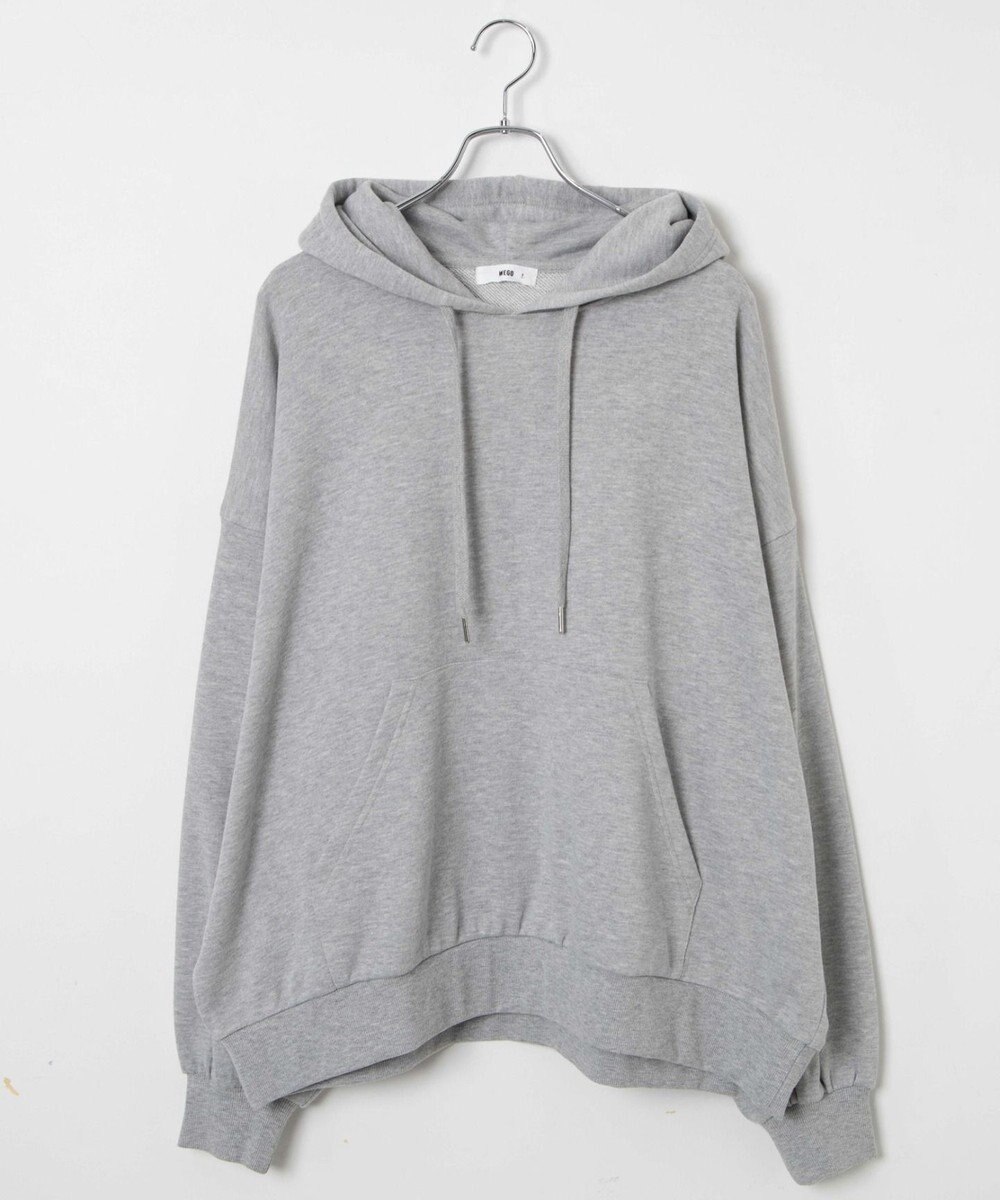 WEGO 【SCHOOLITEM】ルーズフィットプルパーカー 