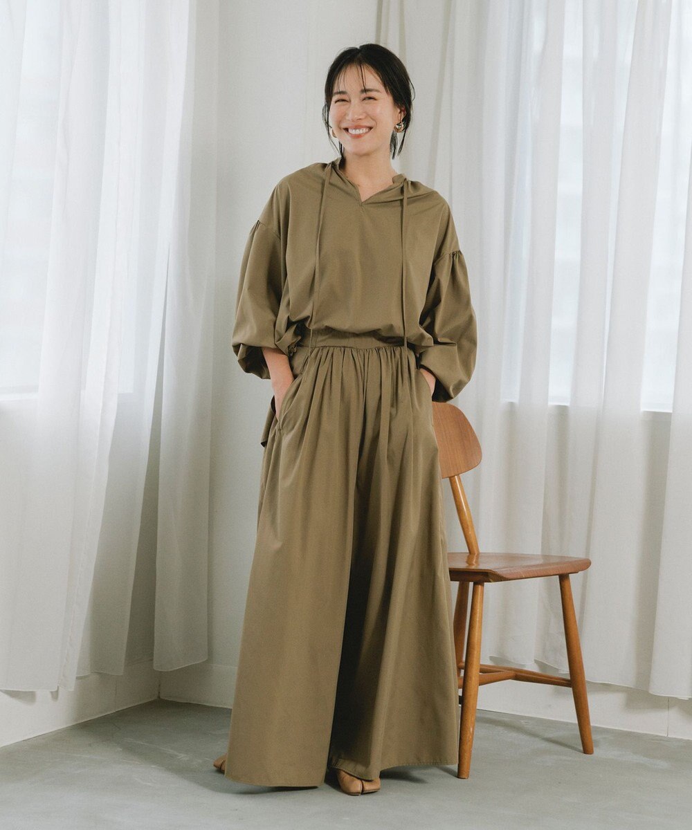 #Newans 【ANSWER for 男の子ママ】スリットネックパフスリーブブラウス 