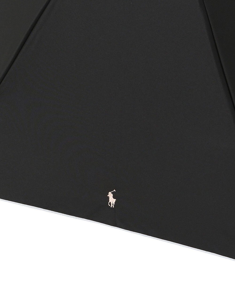 MOONBAT POLO RALPH LAUREN 晴雨兼用日傘 折りたたみ傘 ワンポイントPP／一級遮光 遮熱 UV 