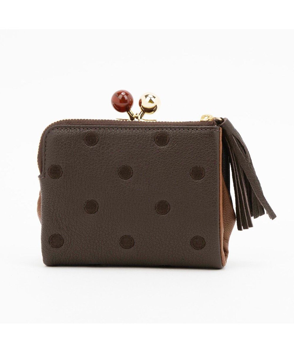 UNBILLION ペルケ perche / アクリル玉がま口2つ折り財布 