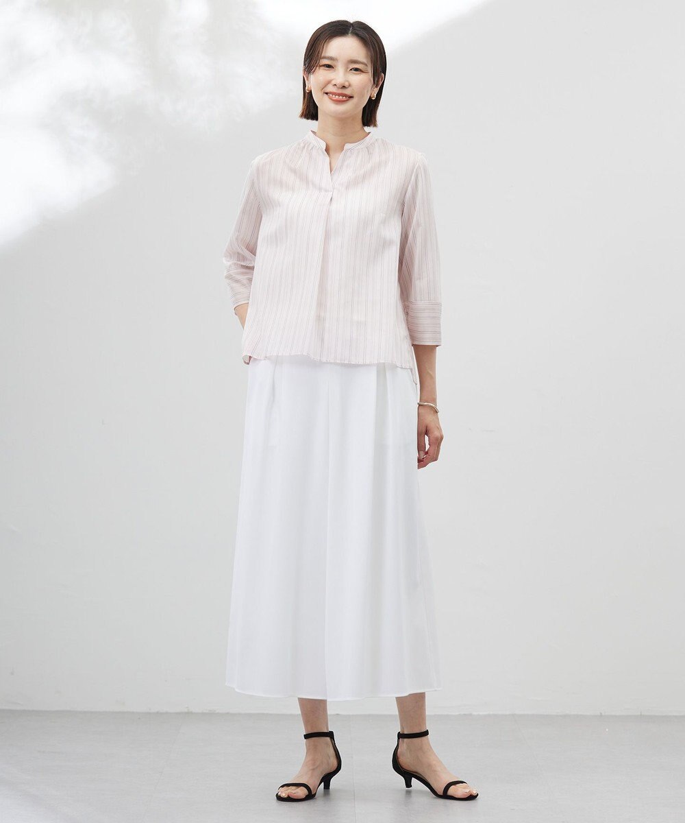 J.PRESS LADIES 【WEB限定カラーあり・洗える】トリコットジャージー フレアーパンツ 