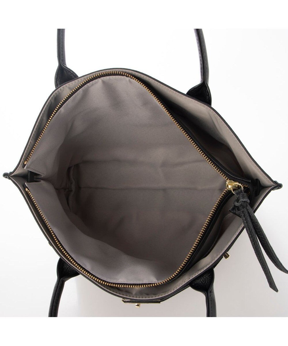 UNBILLION 【テレビ ドラマ着用アイテム】ペルケ perche / ナイロン牛革ヒネリ金具トートバッグ 