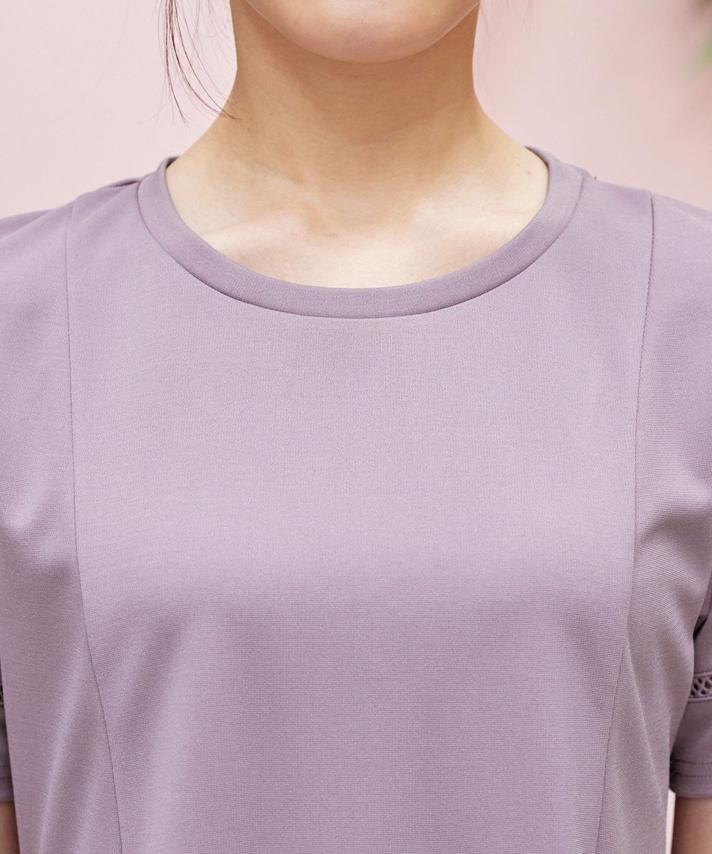 Tiaclasse L 【洗える・接触冷感・紫外線ケア・サラごこち】はしごレースチュニック 