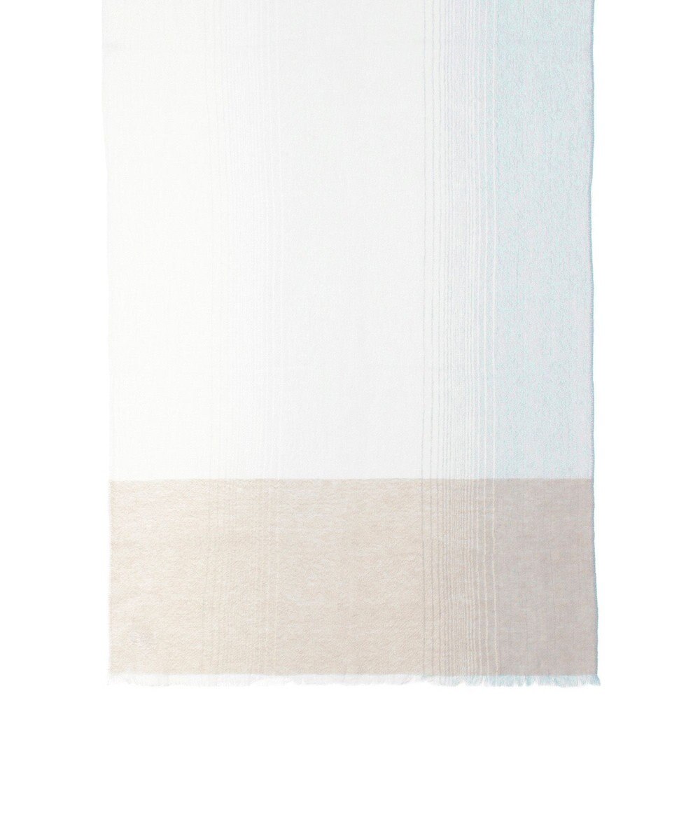 MOONBAT FURLA(フルラ）カシミヤ100％ オンブレー チェック ストール 手洗いOK 