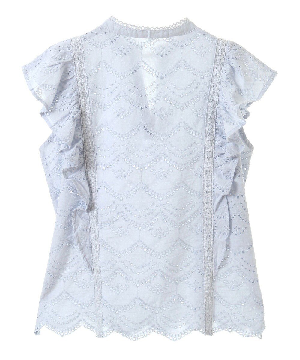 CRAFT STANDARD BOUTIQUE インド綿フリル使いシフリーブラウス 