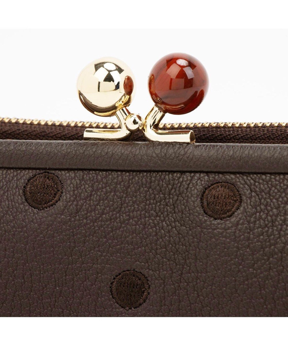 UNBILLION ペルケ perche / アクリル玉がま口2つ折り財布 