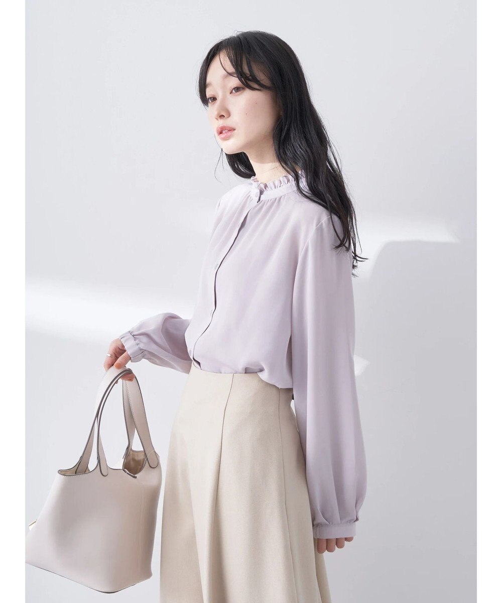 earth music&ecology ２ＷＡＹスタンドフリルブラウス 