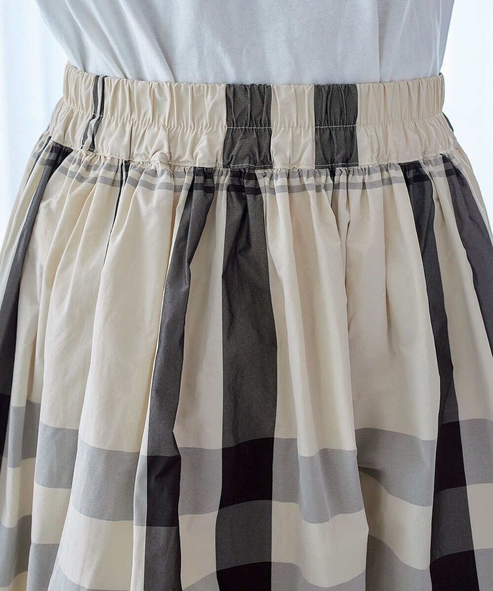 Tiaclasse 【洗える】メモリータフタチェックスカート 