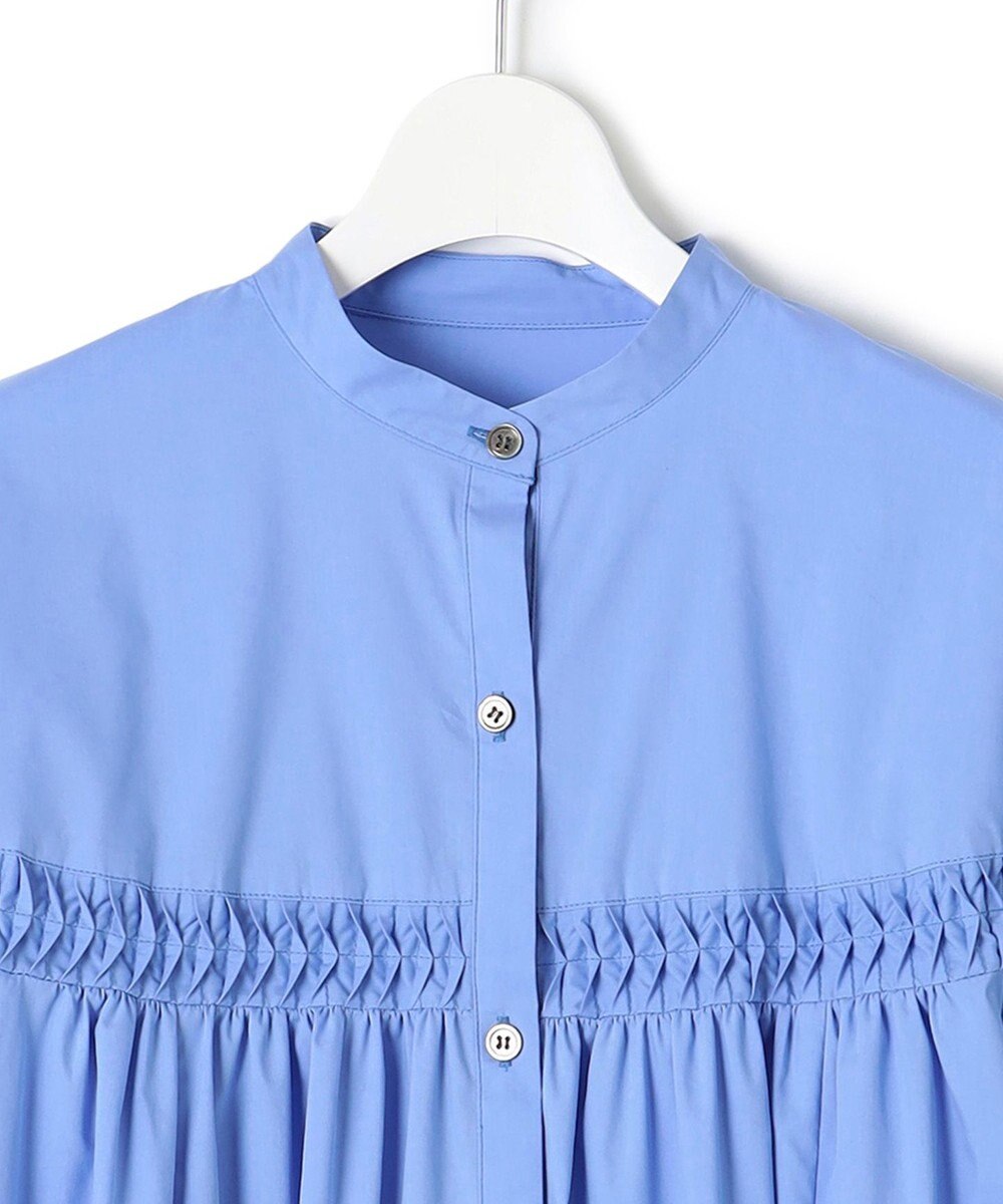 23区 【洗える】コンパクトライトクロス ピンタック ワンピース 