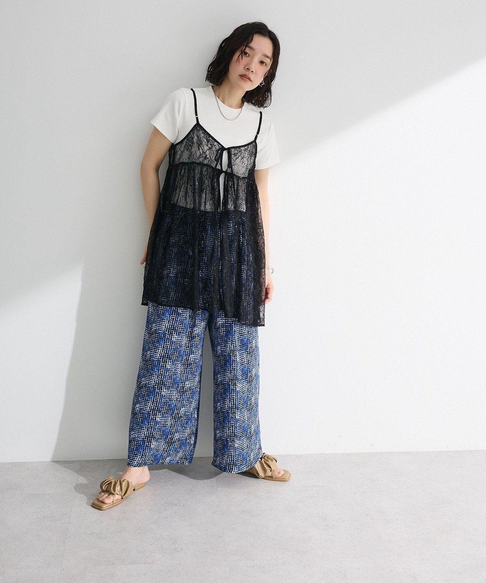 Green Parks 柄イージーパンツⅠ（ワイド） 