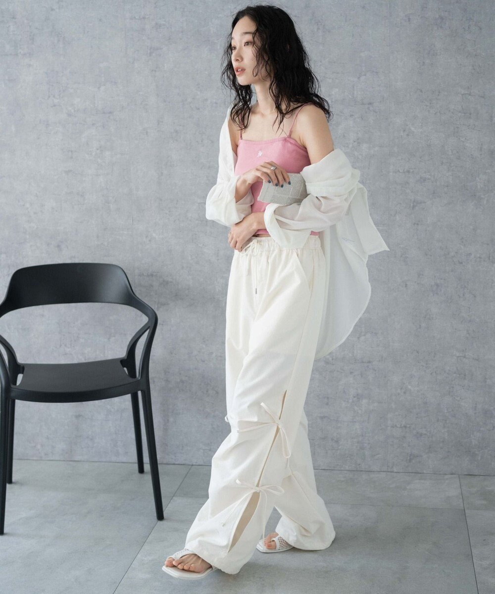 WEGO 【カップ付き/SMサイズ展開】nachumoreショートワンポイントキャミ 