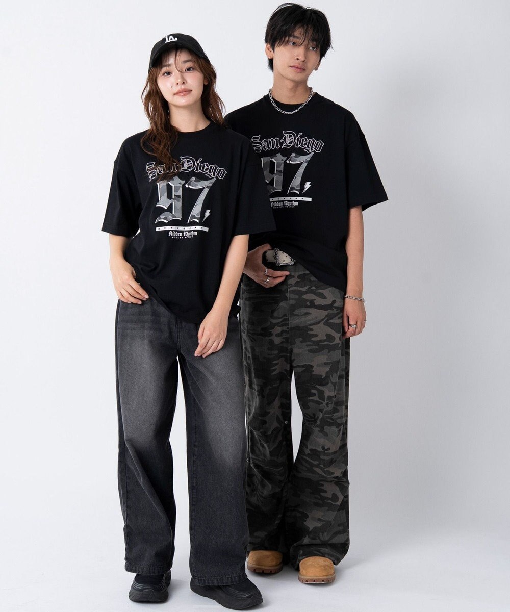 WEGO 【ユニセックス着用ITEM/XSSMLXLサイズ展開】アソートグラフィックBIG　T（SS）-2 
