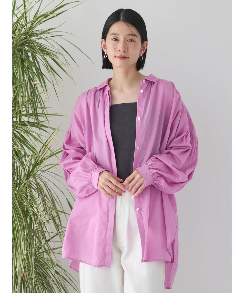 AMERICAN HOLIC カルゼギャザーシャツチュニック 