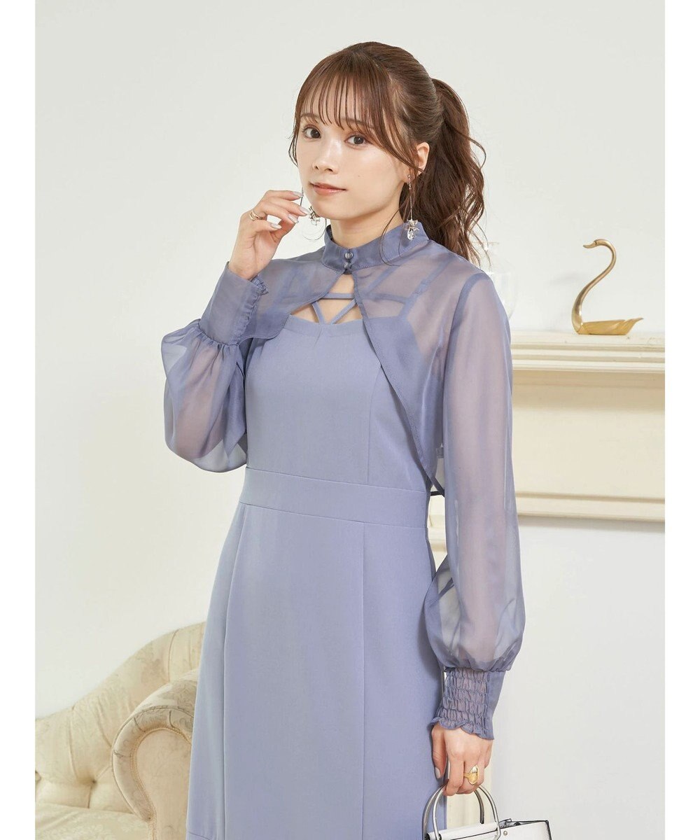 earth music&ecology ＳＥＴ２点シアーボレロ＋キャミワンピース 