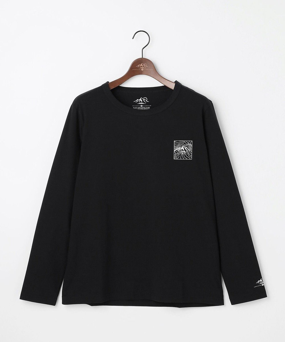 JOSEPH ABBOUD MOUNTAIN 【JAPANファブリック/吸水速乾】プレーティング天竺アウトドア Tシャツ 