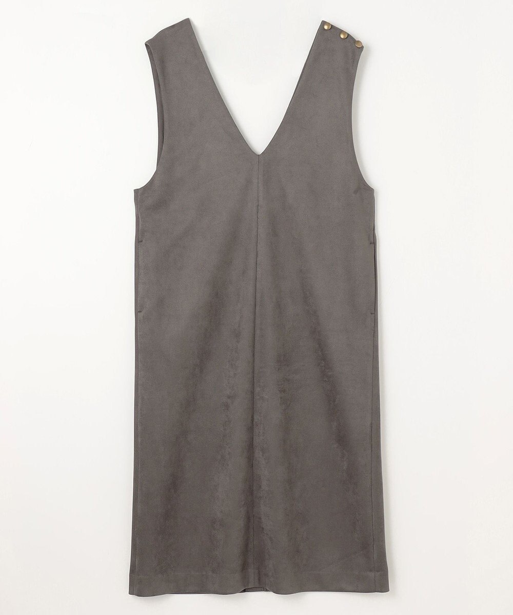 ANY L 【洗濯機可能/ストレッチ】スエードライクジャンスカ 