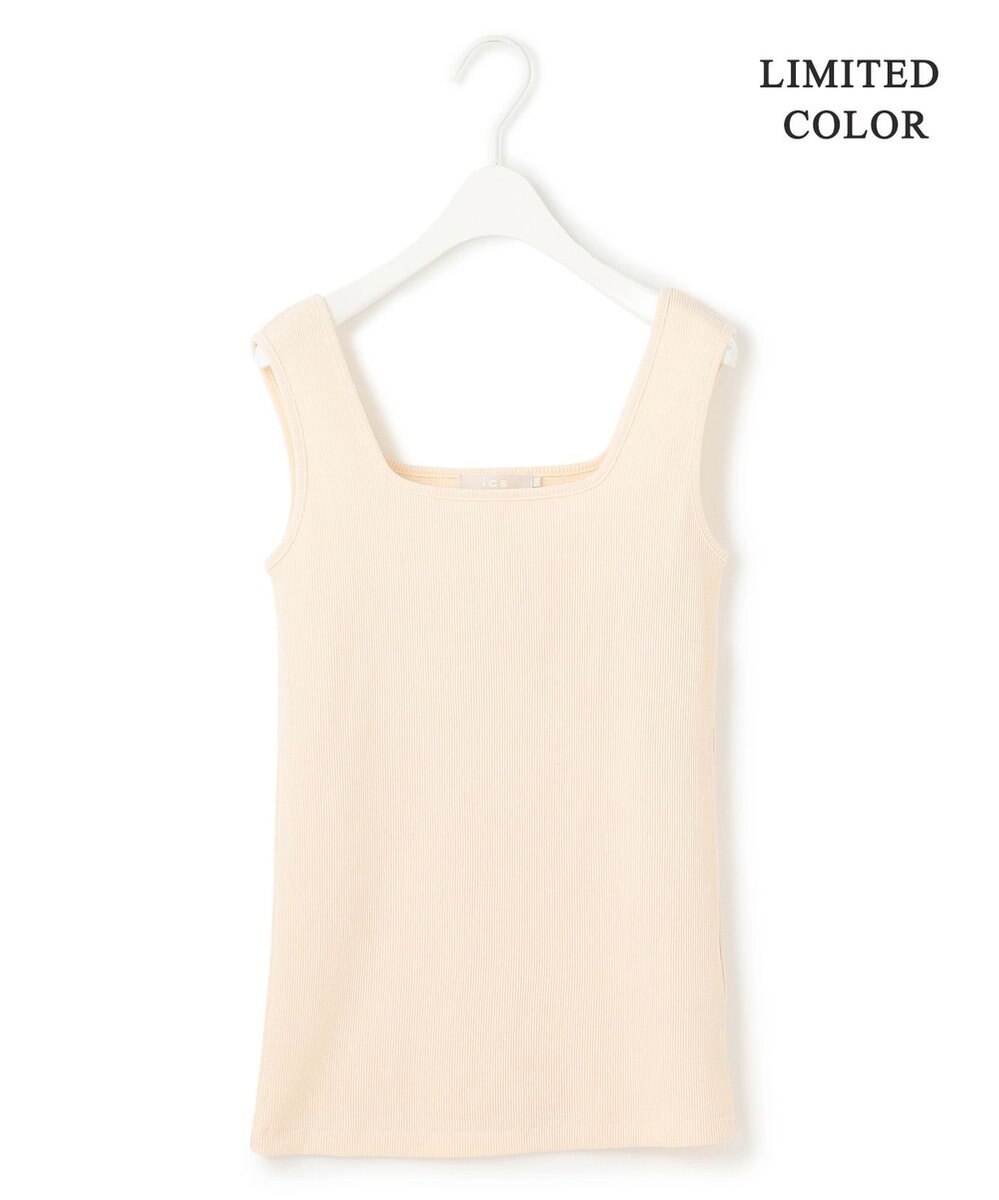 ICB 【新色追加・WEB限定カラーあり・洗える】ブロードステッチリブ タンクトップ 
