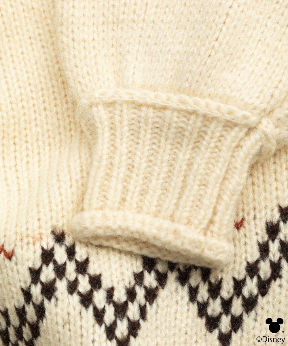 earth music&ecology 【予約】Disney/ミッキー刺繍ノルディックニットチュニック 