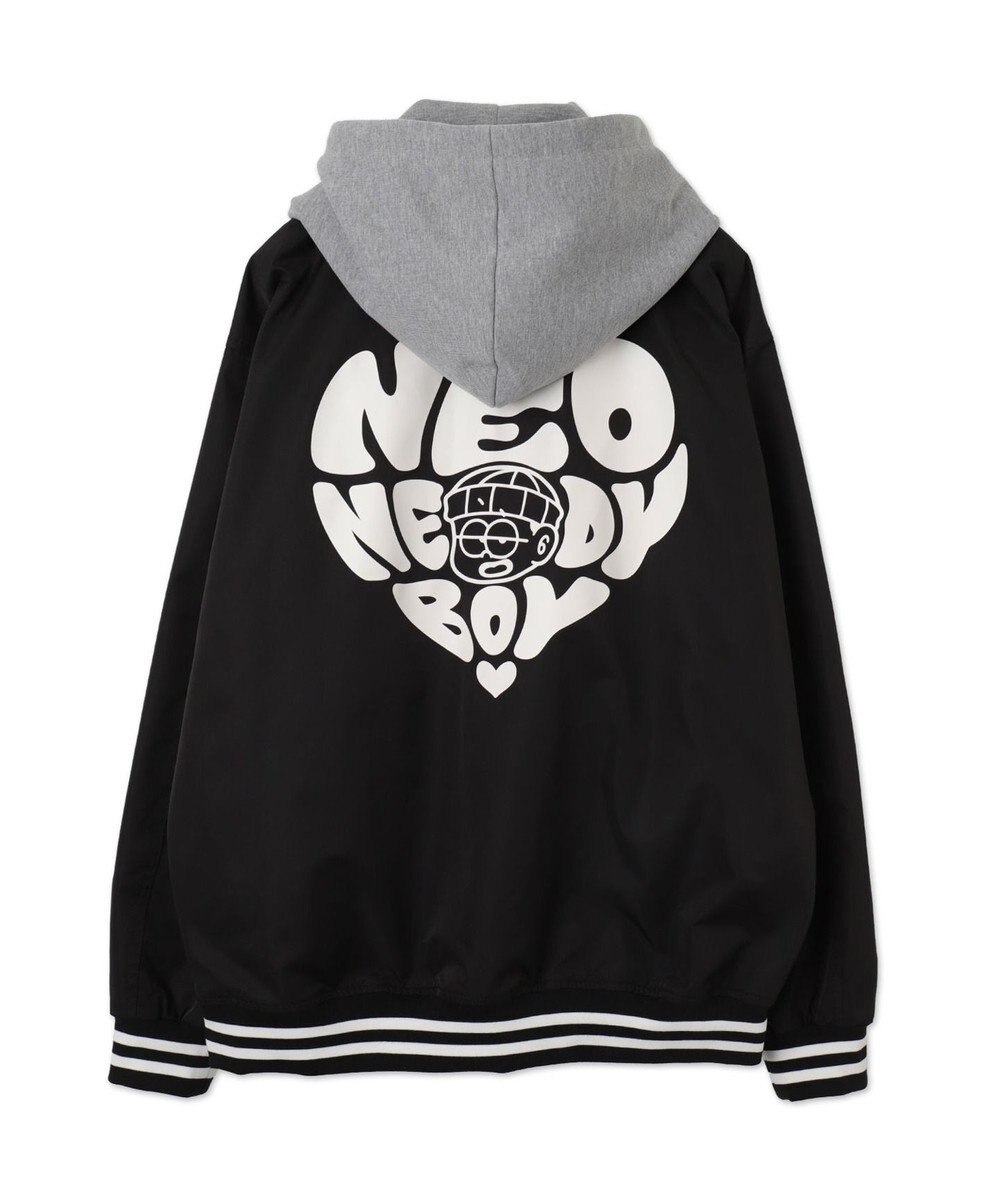 WEGO 【ユニセックス着用ITEM】グラフィックフードスタジャン 